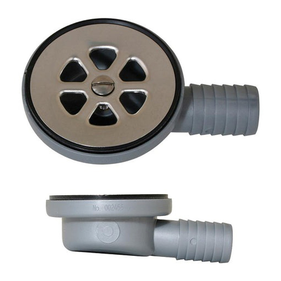 SCANDVIK COCKPIT OR SHOWER DRAIN 2-3/4" DIAMETER