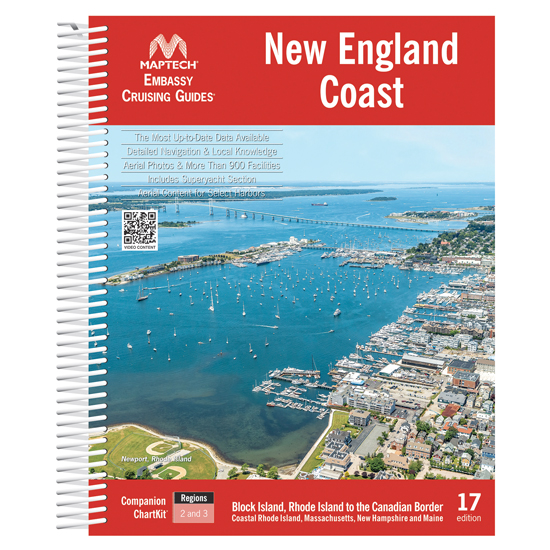 MAPTECH EMBASSY GUIDE NEW ENGLAND COAST 17TH ED