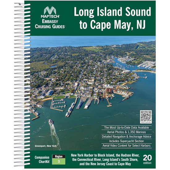 MAPTECH EMBASSY GUIDE LONG ISLAND SOUND TO CAPE MAY, NJ