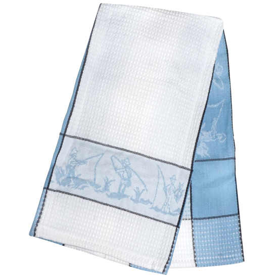MICHAELIAN HOME FISHER JACQUARD KITCHEN TOWEL