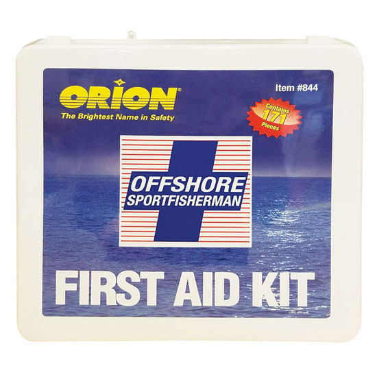 ORION FIRST AID KIT SPORTFISHERMAN COMMERCIAL 165 PIECES