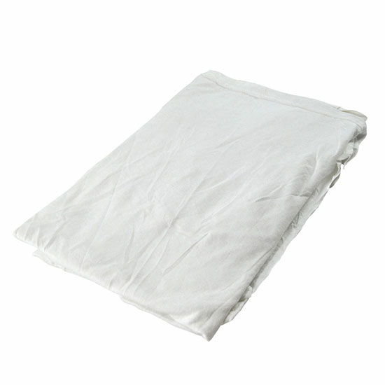 PREMIUM WHITE T-SHIRT RAGS 8LB BOX