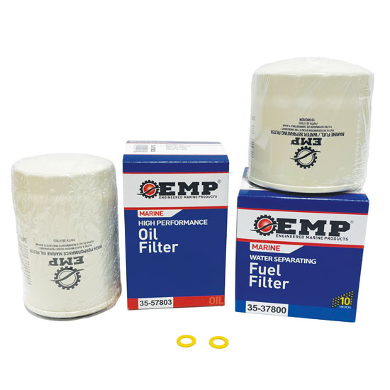 EMP&REG 100 HOUR MERCRUISER OUTBOARD KIT FOR 4.3L CARB (1993 & NEWER)