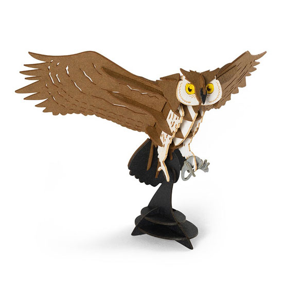 KIKKERLAND&REG 3D OWL PUZZLE