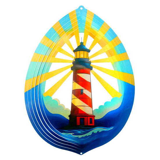 SPINFINITY 12" LIGHT HOUSE WIND SPINNER