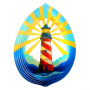SPINFINITY 12" LIGHT HOUSE WIND SPINNER