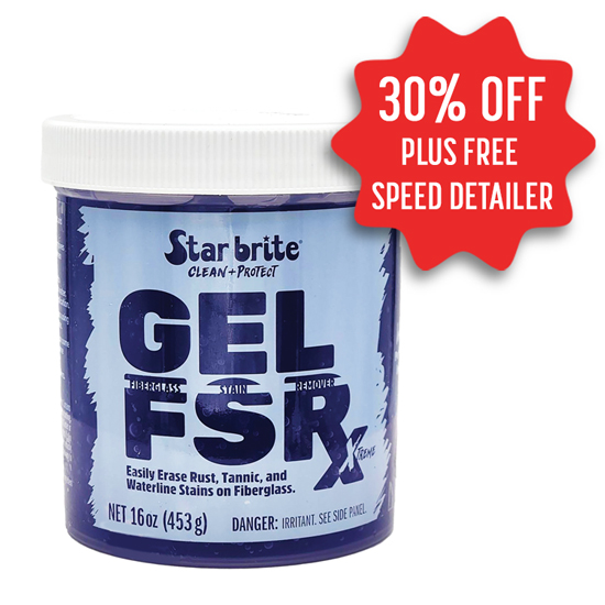 STAR BRITE&REG GEL FSR XTREME FIBERGLASS STAIN REMOVER 16 OZ