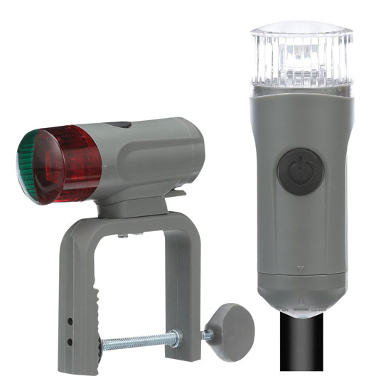 SEACHOICE PORTABLE BATTERY OPERATED LED NAVIGATION LIGHT KIT