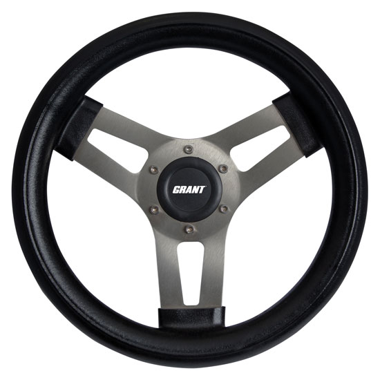 GRANT&REG 11.5" SEA WATER CLASSIC STAINLESS SPOKE STEERING WHEEL