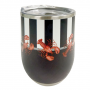 CARSON STRIPES & LOBSTERS 12 OZ STAINLESS STEEL STEMLESS WINE TUMBLER