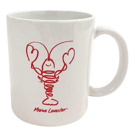 HAMILTON MARINE MAINE LOVESTER WHITE 14 OZ COFFEE MUG