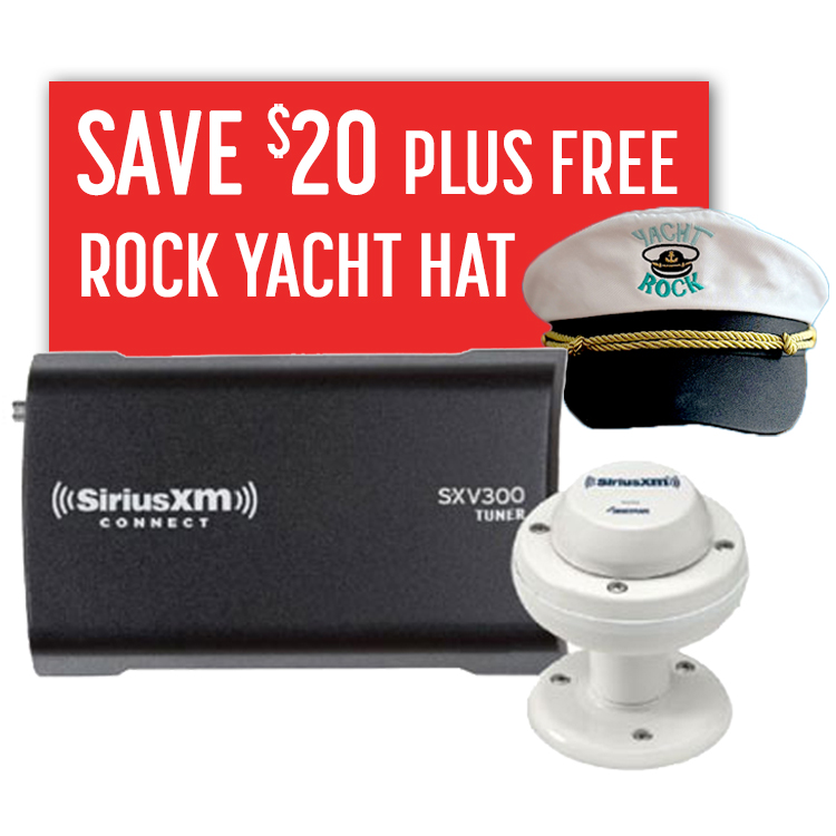 SiriusXM&reg; MARINE BUNDLE WITH SRA50 ANTENNA