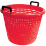 PLASTIC FISH BASKET RED (BY/EA)