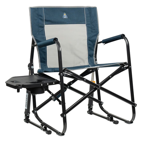 GCI OUTDOOR FREESTYLE ROCKER&TRADE; W/ SIDE TABLE HEATHERED INDIGO