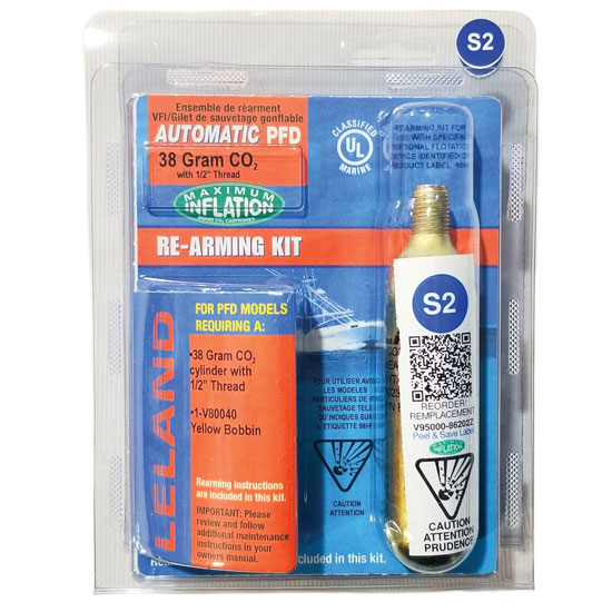 LELAND 38-GRAM AUTOMATIC INFLATABLE PFD REARMING KIT FOR V95000 SERIES