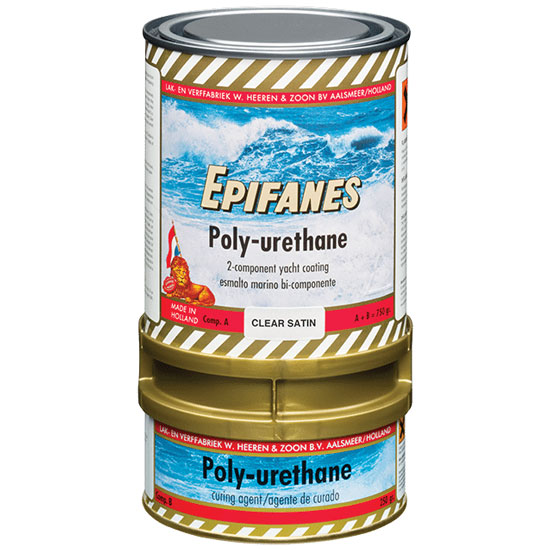 EPIFANES POLY-URETHANE SATIN WOOD GLOSS 2-PART UV FILTER 750 ML