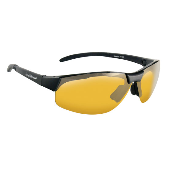 FLYING FISHERMAN&REG YELLOW AMBER MAVERICK POLARIZED SUNGLASSES