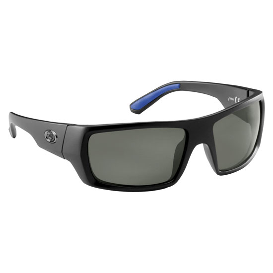 FLYING FISHERMAN&REG MATTE BLACK SARGASSO POLARIZED SUNGLASSES