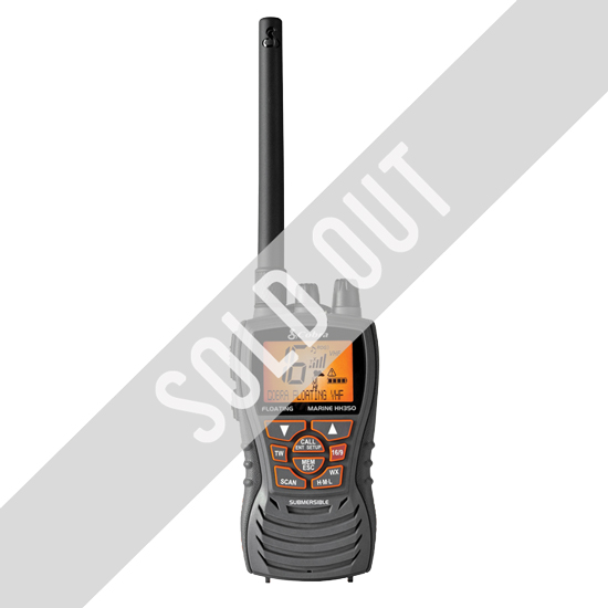COBRA VHF HH RADIO 6 WATT FLOATING GRAY