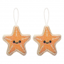 KIKKERLAND&REG STARFISH SCRUB SPONGE 2-PACK