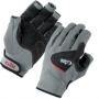 GLOVE SHORT FINGER JUNIOR DECK HAND SAILING BLACK/GREY