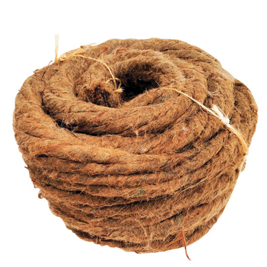 BROWN "OILED" SPUN OAKUM 5 LB BOX (APPROX. 5')