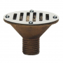 BUCK ALGONQUIN COCKPIT SCUPPER W/ HOSE END 3-1/4'' STRAINER OD 1'' HOSE ID