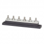 BLUE SEA&TRADE; MAXI BUSS 250A SIX TERMINAL STUDS 5/16"-18 STUD BUSBAR