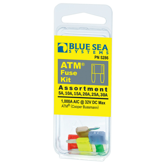 BLUE SEA&TRADE; ATM&REG FUSE KIT ASSORTMENT 5 PACK