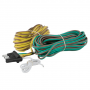 CURT 4-WAY FLAT CONNECTOR FOR REWIRING TRAILER W/ 20' WIRES