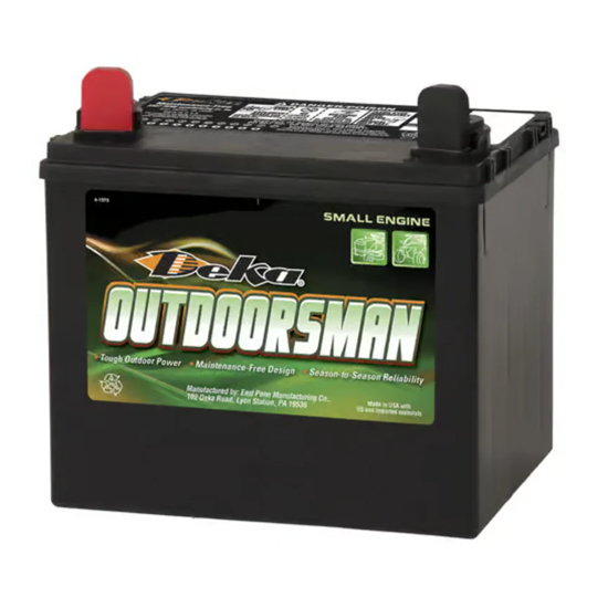 DEKA OUTDOORSMAN LAWN & GARDEN 300CCA BATTERY