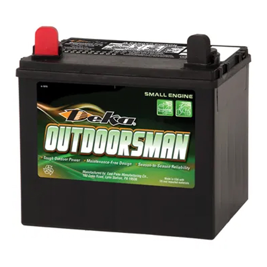 DEKA OUTDOORSMAN LAWN & GARDEN 350CCA BATTERY
