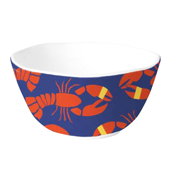 MERRITT LOBSTER BAKE 6" X 3" MELAMINE SALAD BOWL