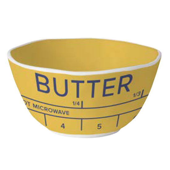 MERRITT LOBSTER BAKE 4" X 2.75" MELAMINE BUTTER DIPPING BOWL
