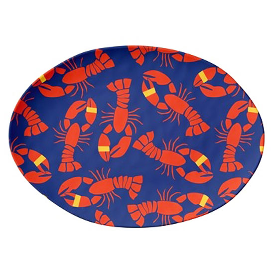MERRITT LOBSTER BAKE 16" X 12" MELAMINE SERVING TRAY