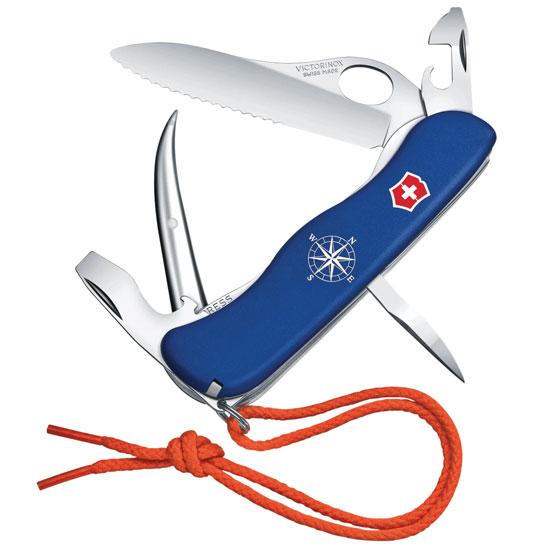 VICTORINOX SKIPPER PRO 12-IN-1 POCKET KNIFE W/ LOCKABLE MARLIN SPIKE