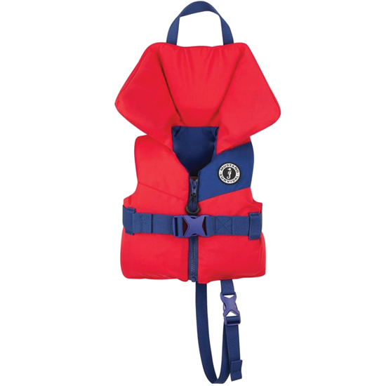 MUSTANG SURVIVAL LIFEVEST INFANT LIL LEGENDS RED (UP TO 30 LBS)
