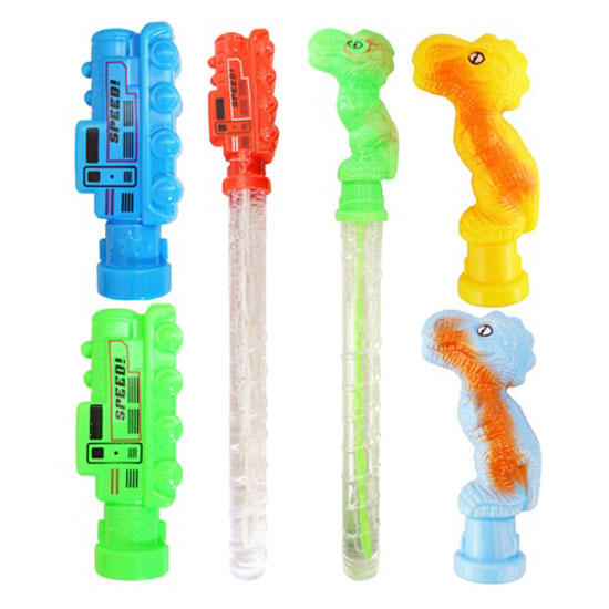 DIAMOND VISIONS TRAIN OR DINOSAUR BUBBLE STICK ASSORTED