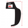 PVC TOE RAIL RIGID GRAY 30' LENGTH