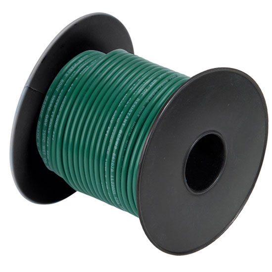 COBRA WIRE TINNED SINGLE 10 GA GREEN (BY / FOOT)
