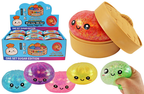 MYSTERY DUMPLING SQUISHY GLITTER 3" (EACH)