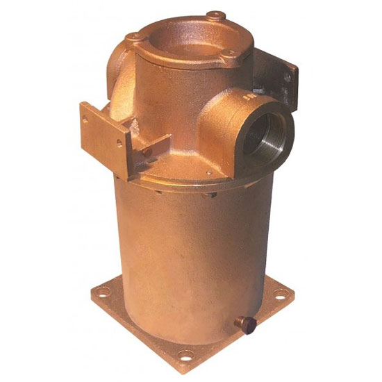 GROCO&REG 3/4" RAW WATER STRAINER WITH STAINLESS STEEL BASKET
