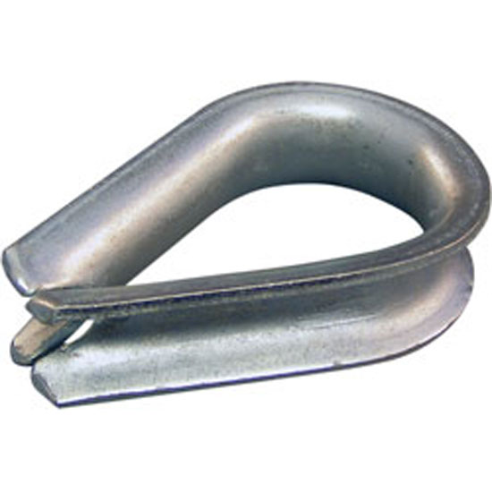 THIMBLE REGULAR ZINC PLATED 5/8' WIRE