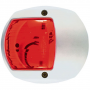 PERKO 12V RED NAVIGATION SIDE LIGHT WITH WHITE POLYMER HOUSING