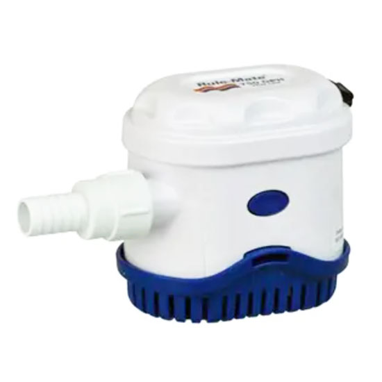 RULE AUTO 750 GPH 24V BILGE PUMP W/ BUILT IN FLOAT SWITCH