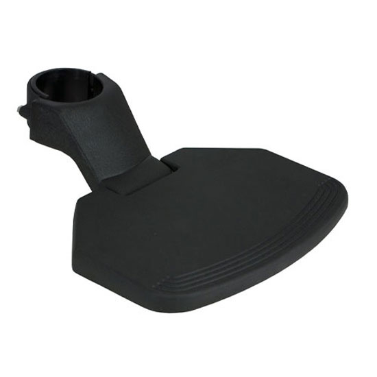 SPRINGFIELD MARINE FLIP-UP CAST ALUMINUM BLACK FOOTREST LARGE