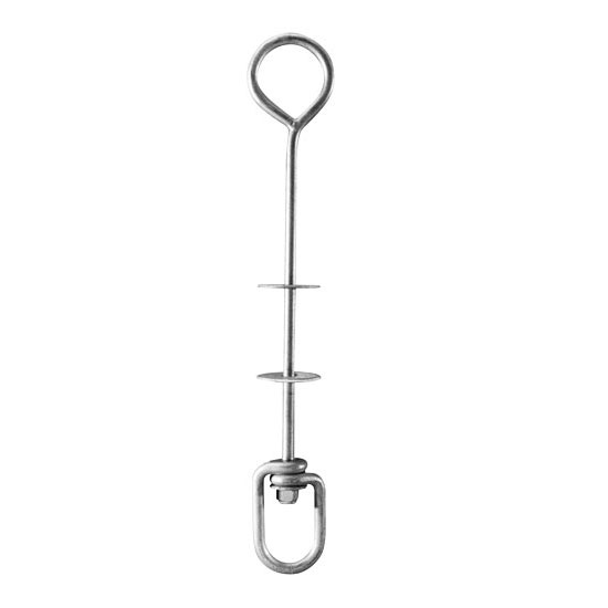 TAYLOR MADE@REG 18" GALVANIZED BUOY ROD WITH SWIVEL