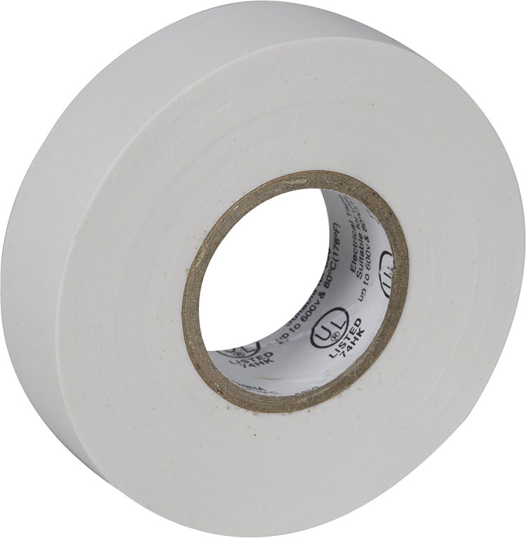 ELECTRICAL TAPE 3/4"X 66' WHITE
