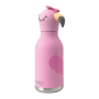 ASOBU&REG 16 OZ FLAMINGO BESTIE BOTTLE W/ SILICONE STRAW