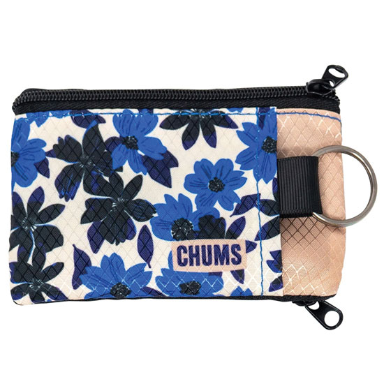 CHUMS SURFSHORTS WALLET BLUE FLORAL